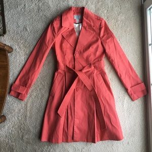 H&M “modern classic” pink trench coat